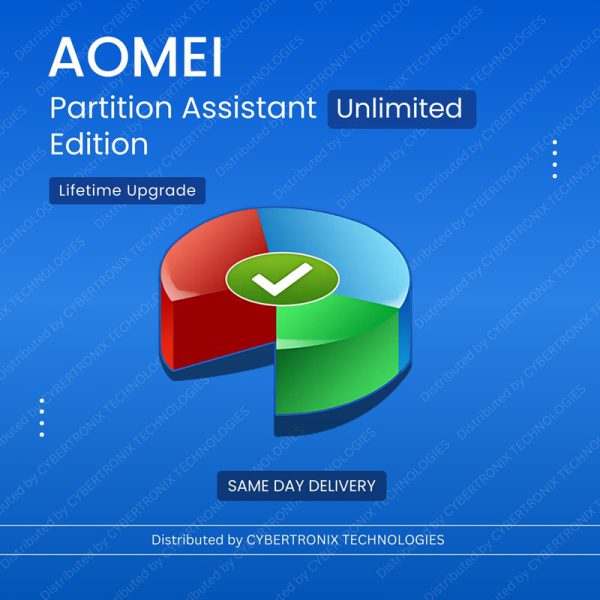 برنامج AOMEI Partition Assistant الإصدار غير المحدود | ترقية مدى الحياة | ترخيص رقمي | توصيل في نفس اليوم