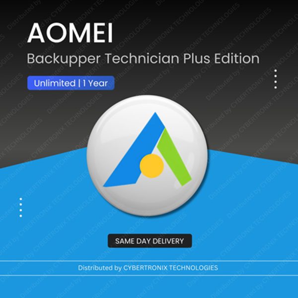 برنامج AOMEI Backupper Technician Plus Edition | ترقية مدى الحياة | رخصة رقمية | توصيل في نفس اليوم