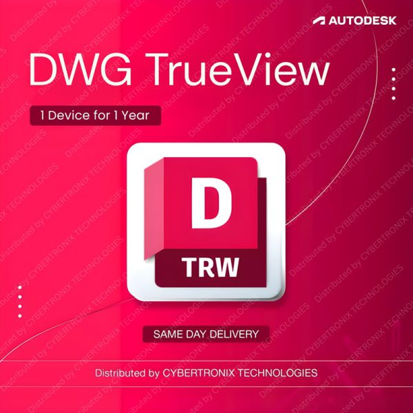 أوتوديسك DWG ترو فيو | جهاز واحد لمدة عام واحد | ترخيص رقمي | توصيل في نفس اليوم