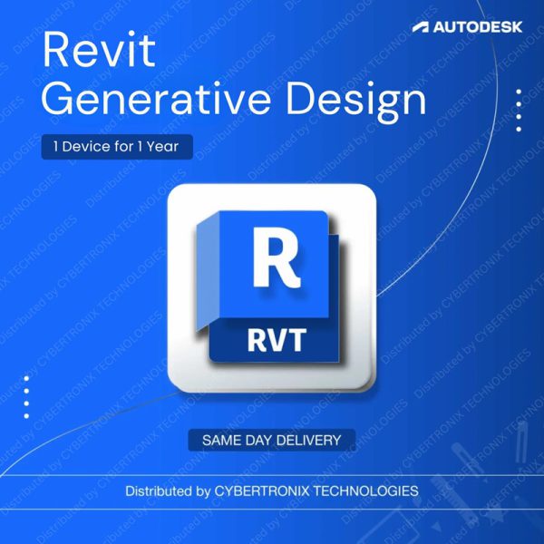 Autodesk Revit Generative Design | 1 Device for 1 Year | Digital License | SAME DAY DELIVERY