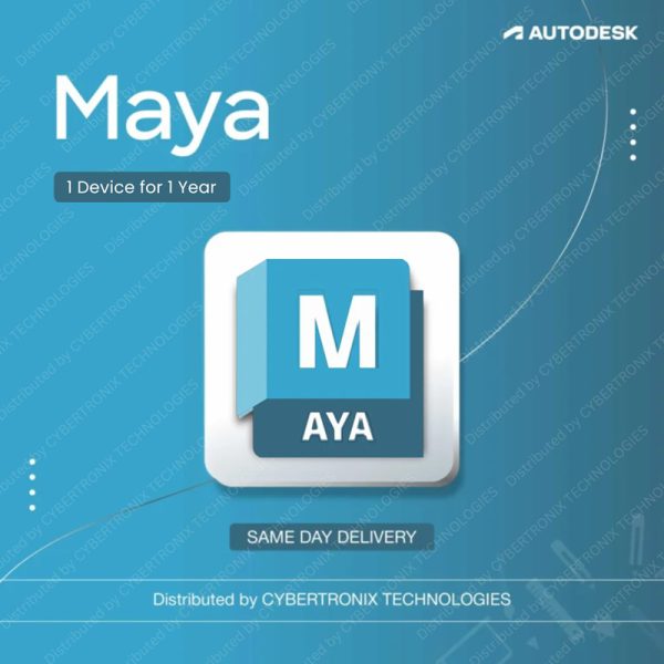 Autodesk Maya | 1 Device for 1 Year | Digital License | SAME DAY DELIVERY