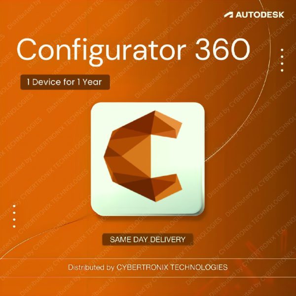 Autodesk Configurator 360 | 1 Device for 1 Year | Digital License | SAME DAY DELIVERY