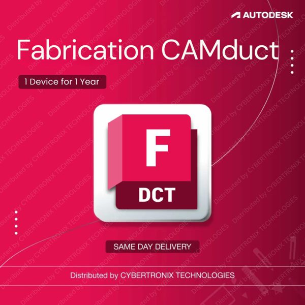 برنامج Autodesk Fabrication CAMduct | جهاز واحد لمدة عام واحد | ترخيص رقمي | توصيل في نفس اليوم