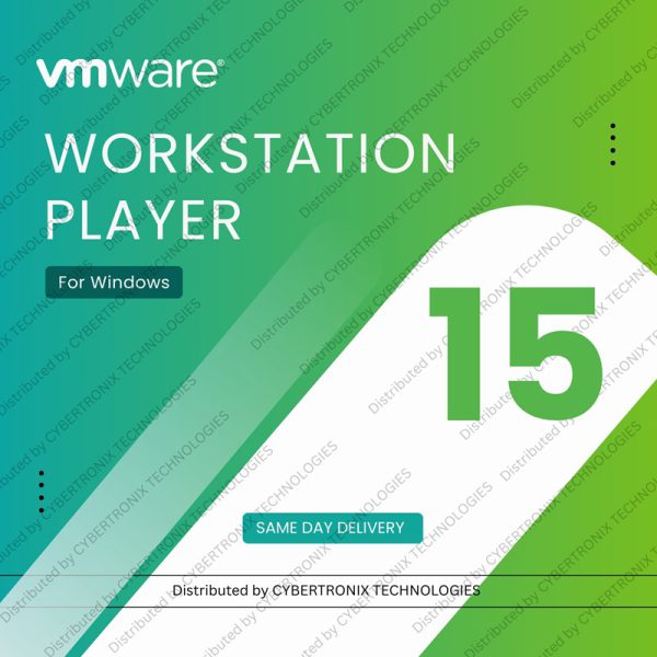 VMware Workstation Player 15 for Windows | Digital License | SAME DAY DELIVERY