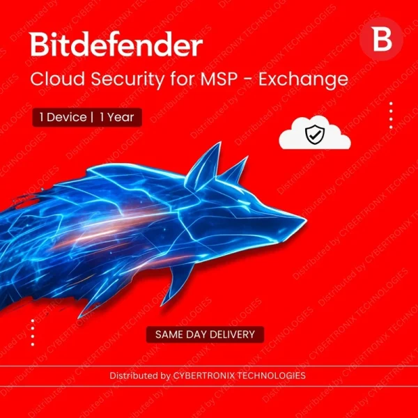 Bitdefender Cloud Security для MSP - Exchange | 1 устройство на 1 год | Цифровая лицензия | Доставка в тот же день