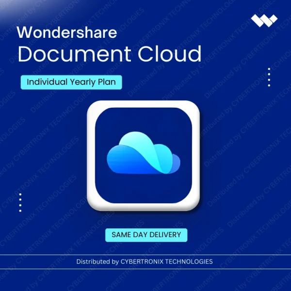 Wondershare Document Cloud Individual | 1 Year | Digital License | Same Day Delivery