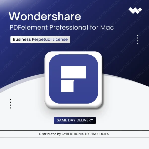 Wondershare PDFelement Professional for Mac Business | Perpetual License | Digital License | Same Day Delivery