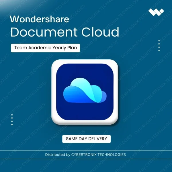 Wondershare Document Cloud Team Academic | 1 Year | Digital License | Same Day Delivery