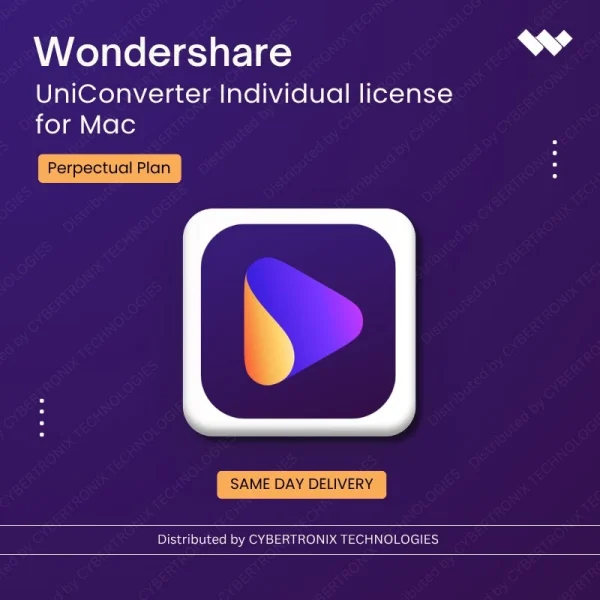 Индивидуальная лицензия Wondershare UniConverter для Mac (бессрочный план) | Цифровая лицензия | Доставка в тот же день