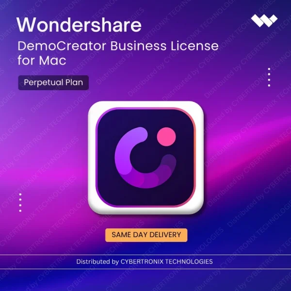 Wondershare DemoCreator Business License for Mac Perpetual Plan | Digital License | Same Day Delivery
