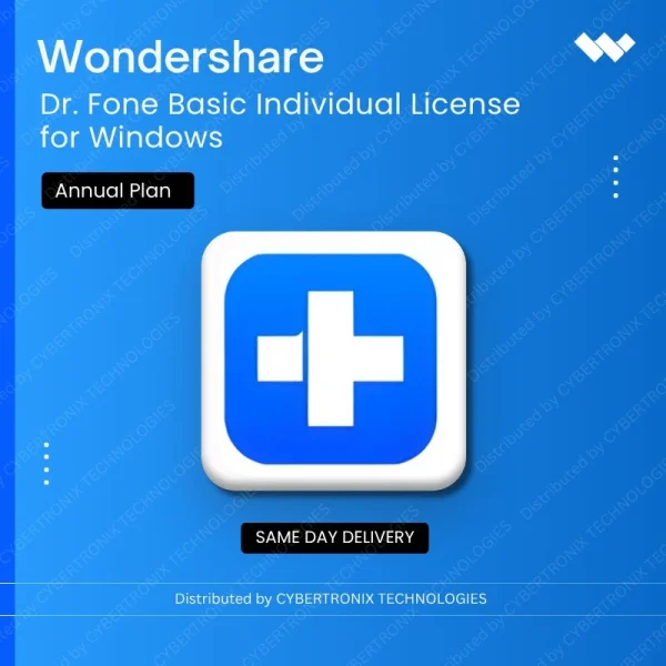 Dr.Fone Basic Individual License for Windows Annual Plan | Digital License | Same Day Delivery