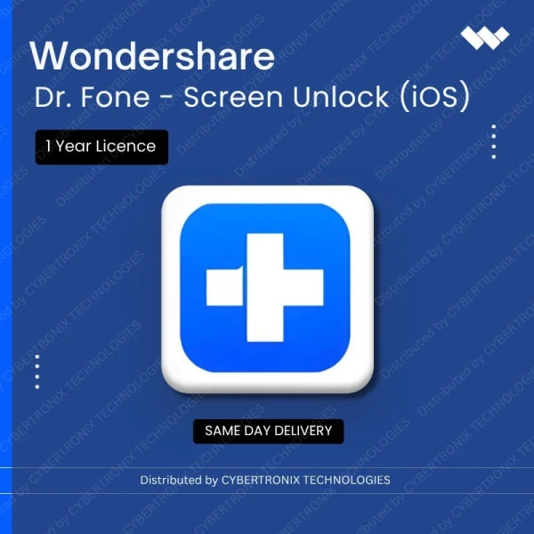 Dr.Fone - Screen Unlock (iOS) 1 Year License | Digital License | Same Day Delivery