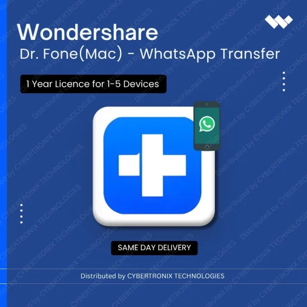 Dr.Fone - WhatsApp Transfer 1 Year License | Digital License | Same Day Delivery