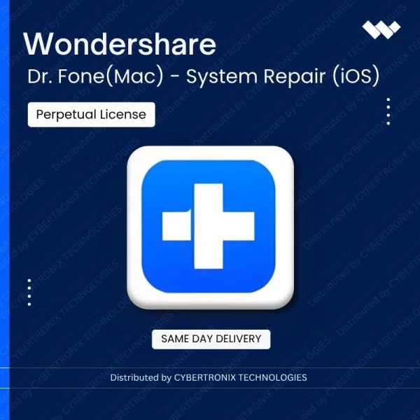Dr.Fone (Mac) - System Repair (iOS) Perpetual License | Digital License | Same Day Delivery