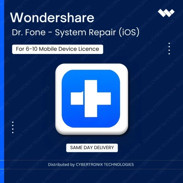 Dr.Fone (Mac)- System Repair (iOS) for 6-10 Mobile Device License | Digital License | Same Day Delivery