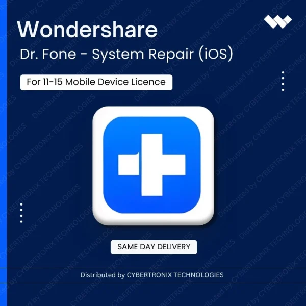 Dr.Fone - System Repair (iOS) for 11-15 Mobile Device License | Digital License | Same Day Delivery