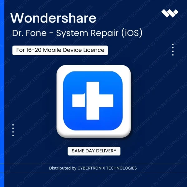 Dr.Fone - System Repair (iOS) for 16-20 Mobile Device License | Digital License | Same Day Delivery