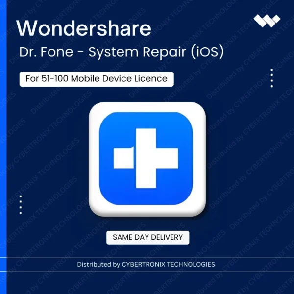 Dr.Fone  - System Repair (iOS) for 51-100 Mobile Device License | Digital License | Same Day Delivery