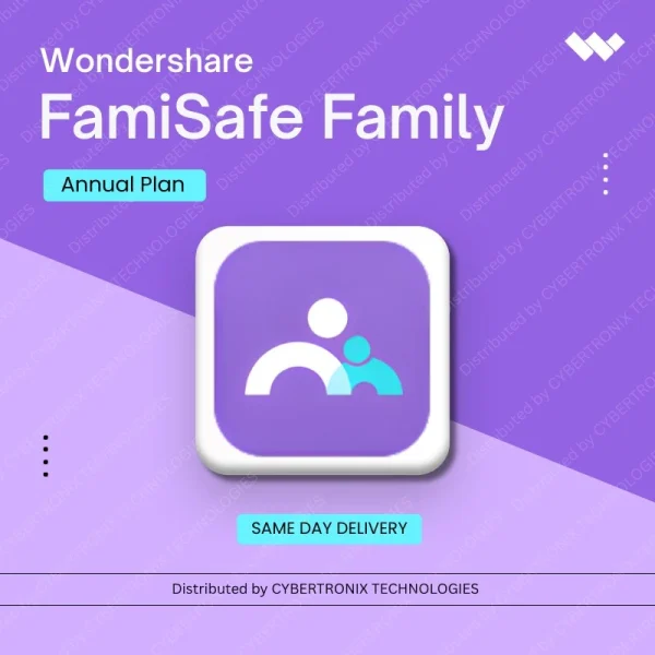 Wondershare FamiSafe Family License Annual Plan | Digital License | Same Day Delivery