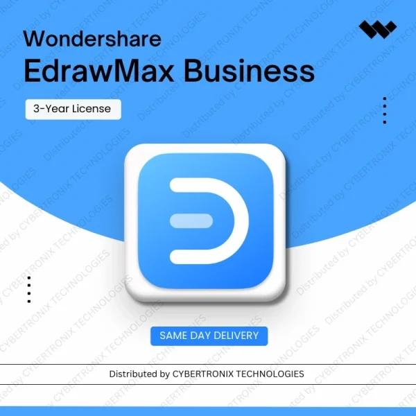 Wondershare EdrawMax Business License| 3 Years| Digital License | Same Day Delivery