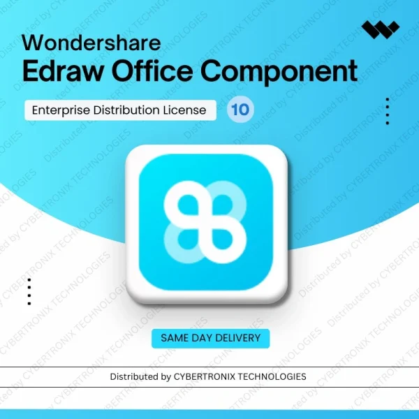 Wondershare Edraw Office Component Enterprise Distribution License Allow 10 developers at most| Digital License | Same Day Delivery