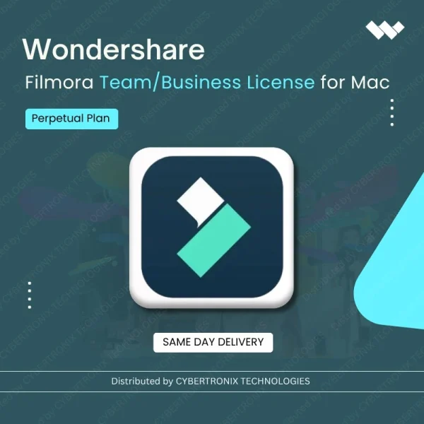 Wondershare Filmora Team/Business License for MAC Perpetual Plan | Digital License | Same Day Delivery