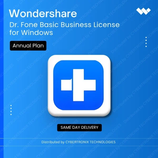 Dr.Fone Basic for Windows Business Annual Plan | Digital License | Same Day Delivery