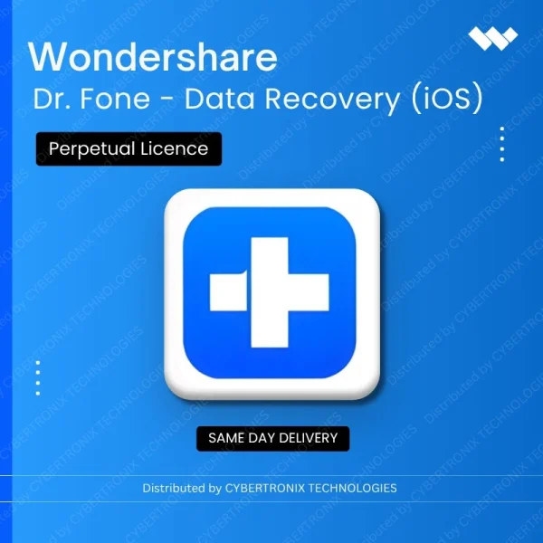 Dr.Fone - Data Recovery (iOS) Perpetual License | Digital License | Same Day Delivery