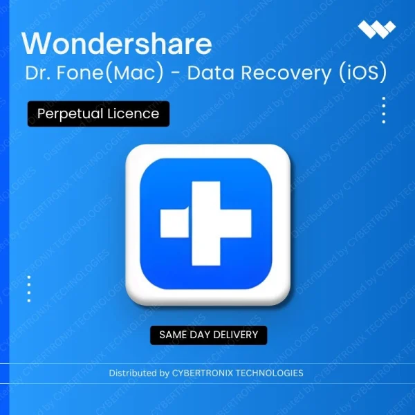 Dr.Fone (Mac) - Data Recovery (iOS) Perpetual License | Digital License | Same Day Delivery