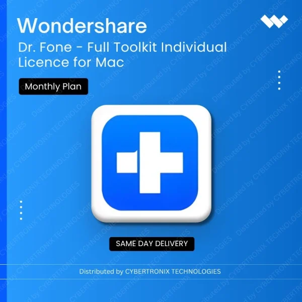 Wondershare Dr.Fone - Full Toolkit Individual License for Mac Monthly Plan | Digital License | Same Day Delivery