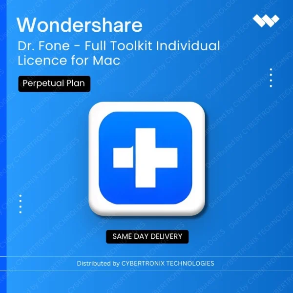 Wondershare Dr.Fone - Full Toolkit Individual License for Mac Perpetual Plan| Digital License | Same Day Delivery