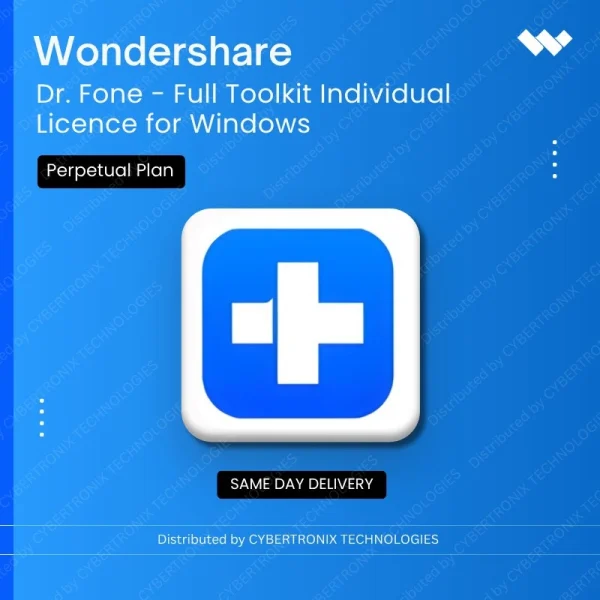 Wondershare Dr.Fone - Full Toolkit Individual License for Windows Perpetual Plan | Digital License | Same Day Delivery