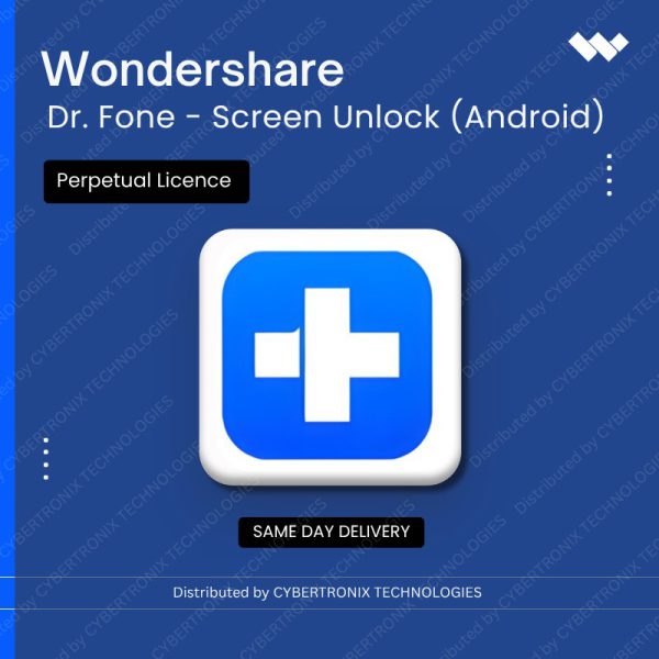 Wondershare Dr.Fone - Screen Unlock (Android) Perpetual Plan | Digital License | Same Day Delivery